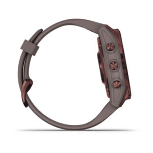 Garmin Fenix 7S - Sapphire Solar Edition, Dark Bronze Titanium With Shale Grey Band - Image 8