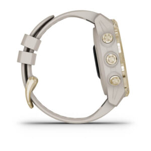 Garmin Descent Mk2S, Light Gold With Light Sand Silicone Band - Image 7