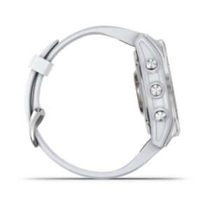 Garmin Fenix 7S - Standard Edition, Silver With Whitestone Band - Image 8