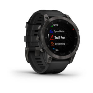 Garmin Epix Gen 2 Sapphire - Black/Carbon Gray Dlc Titanium With Silicone Band - Image 6