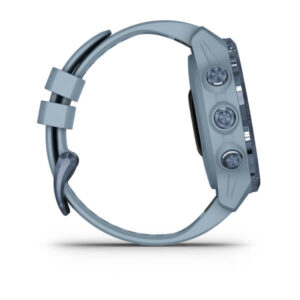 Garmin Descent Mk2S, Mineral Blue With Sea Foam Silicone Band - Image 5