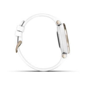Garmin Lily - Sport Edition, Cream Gold Bezel With White Case And Silicone Band - Image 5