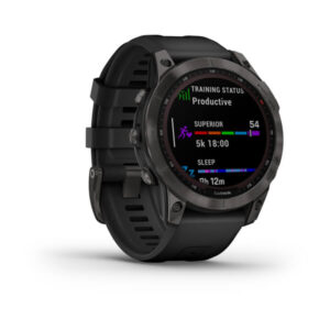 Garmin Fenix 7 - Sapphire Solar Edition, Carbon Grey Dlc Titanium With Black Band - Image 7