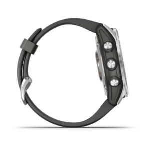 Garmin Fenix 7S - Standard Edition, Silver With Graphite Band - Image 6