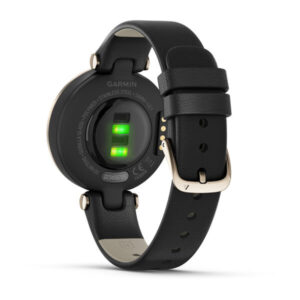 Garmin Lily - Classic Edition, Cream Gold Bezel With Black Case And Italian Leather Band - Image 5