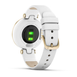 Garmin Lily - Classic Edition, Light Gold Bezel With White Case And Italian Leather Band - Image 4