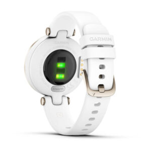 Garmin Lily - Sport Edition, Cream Gold Bezel With White Case And Silicone Band - Image 4