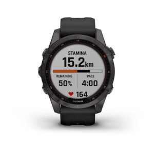 Garmin Fenix 7S - Sapphire Solar Edition, Carbon Grey Dlc Titanium With Black Band - Image 7