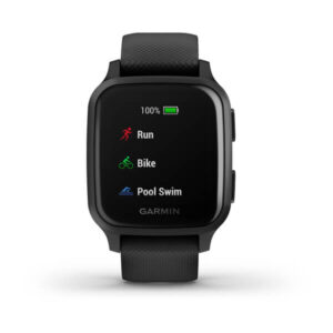 Garmin Venu Sq Music Edition, Slate Aluminium Bezel With Black Case And Silicone Band - Image 6