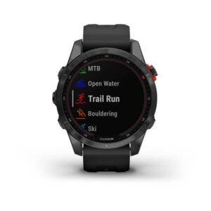 Garmin Fenix 7S - Solar Edition, Slate Gray With Black Band - Image 5