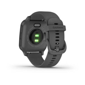 Garmin Venu Sq, Slate Aluminium Bezel With Shadow Grey Case And Silicone Band - Image 3