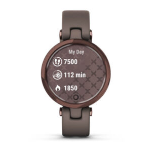 Garmin Lily - Classic Edition, Dark Bronze Bezel With Paloma Case And Italian Leather Band - Image 3