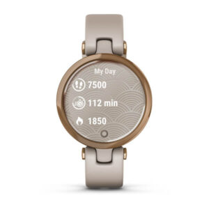 Garmin Lily - Sport Edition, Rose Gold Bezel With Light Sand Case And Silicone Band - Image 3