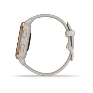 Garmin Venu Sq Music Edition, Rose Gold Aluminium Bezel With Light Sand Case And Silicone Band - Image 2
