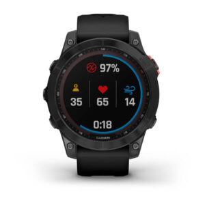 Garmin Fenix 7S - Solar Edition, Rose Gold With Light Sand Band - Image 6