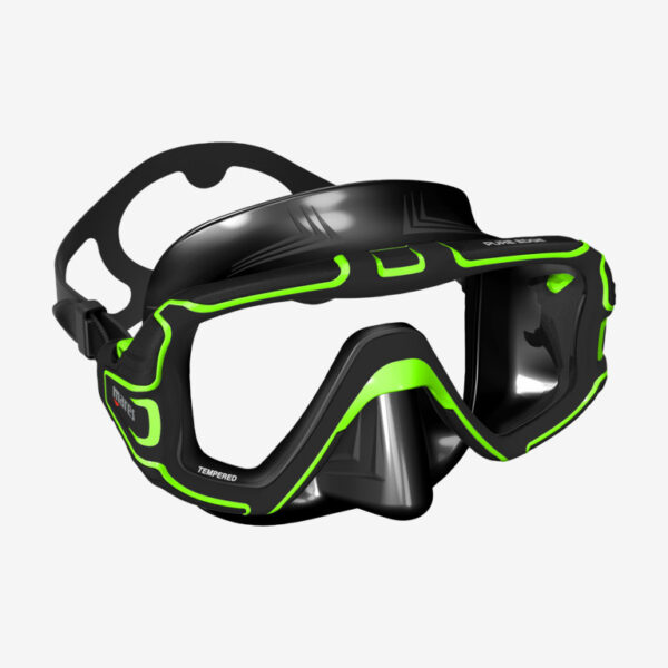 Mares Mask Pure Edge Lime Black