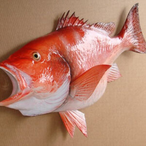 Mount This 39" Snapper Red Half Mount Fish Replica - Image 2