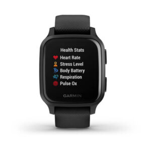 Garmin Venu Sq Music Edition, Slate Aluminium Bezel With Black Case And Silicone Band - Image 9