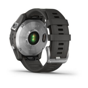 Garmin Fenix 7 - Standard Edition, Silver With Graphite Band - Image 3