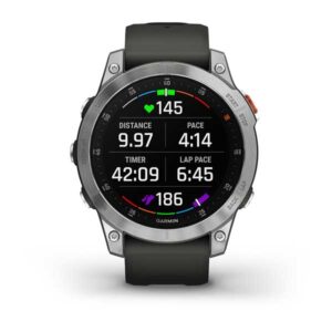 Garmin Epix Gen 2 Slate/Stainless Steel With Silicone Band - Image 2