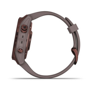 Garmin Fenix 7S - Sapphire Solar Edition, Dark Bronze Titanium With Shale Grey Band - Image 2