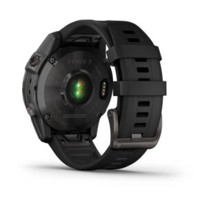 Garmin Fenix 7 - Sapphire Solar Edition, Carbon Grey Dlc Titanium With Black Band - Image 2