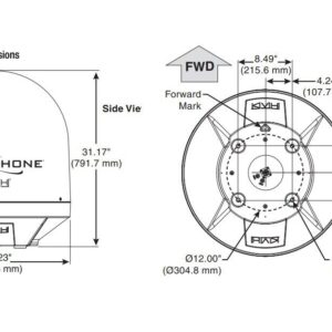 KVH V7 DUMMY DOME SILVER - Image 4