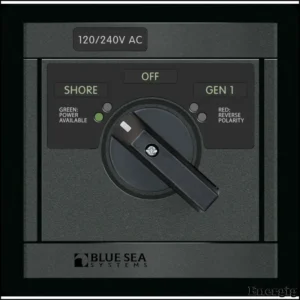 BLUE SEA PANEL 360 120/240VAC ROTARY65AOFF+2 - Image 1