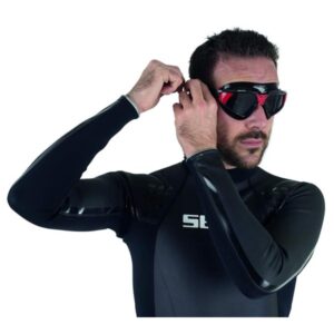 SEAC GOGGLES SONIC S/BL BLACK/RED - Image 6