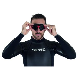 SEAC GOGGLES SONIC S/BL BLACK/RED - Image 7