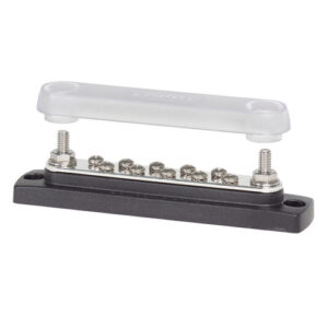 BLUE SEA SYSTEMS BUSBAR 10 GANG COMMON BUS WITH COVER (BULK) - Image 1
