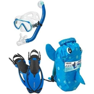 Mares Set Sea Friends Jr Mask Fins Snorkel Blue Medium/Large - Image 1