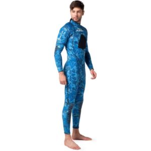 FIFTH ELEMENT FREE DIVESUIT BARRACUDA 1.5MM MEN CAMO BLUE - M - Image 4
