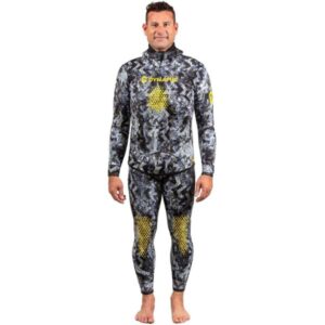 DynamicNord SFS-L2 FREE DIVE SUIT LYCRA HOODED JACKET + PANT CAMO/GREY - 3 XL - Image 3