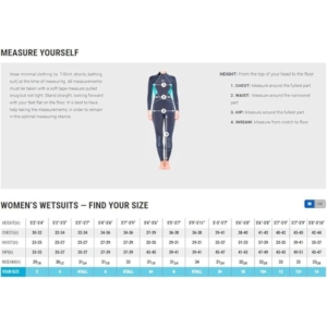 BARE WETSUIT 3/2MM NIXIE ULTRA FULL, WOMENS, BLACK - 04T - Image 3