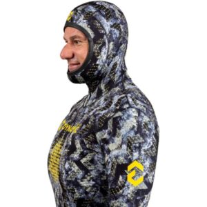 DynamicNord SFS-L2 FREE DIVE SUIT LYCRA HOODED JACKET + PANT CAMO/GREY - 3 XL - Image 6