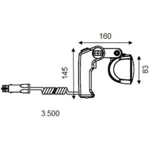 Hella Marine Handheld Spot Light Long Range - Image 4