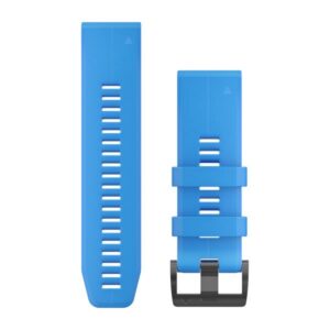 Garmin Fenix 5X Plus Quick Fit Band 26Mm Cyan Blue Silicone - Image 1