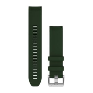 Garmin Watch Strap Pine Green Silicone - Image 1