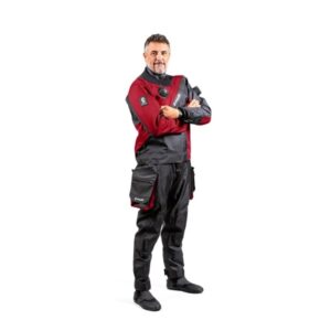 DynamicNord DRYSUIT (RIPSTOP) MEN RS-351 BLACK/BURGUNDY - LARGE - Image 2