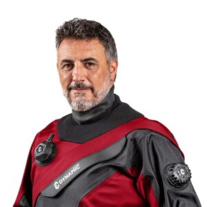 DynamicNord DRYSUIT (RIPSTOP) MEN RS-351 BLACK/BURGUNDY - LARGE - Image 4