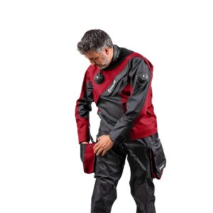 DynamicNord DRYSUIT (RIPSTOP) MEN RS-351 BLACK/BURGUNDY - LARGE - Image 7