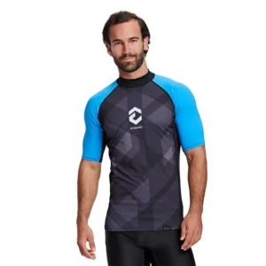 DynamicNord RG-21 RASHGUARD SHORT SLEEVE MEN BLACK/BLUE XSMALL - Image 3