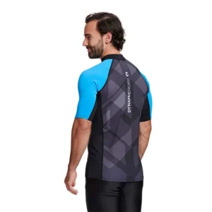 DynamicNord RG-21 RASHGUARD SHORT SLEEVE MEN BLACK/BLUE XSMALL - Image 4