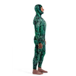 DynamicNord SFS-L2 FREE DIVE SUIT LYCRA HOODED JACKET + PANT CAMO/GREEN - L - Image 7