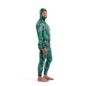 DynamicNord SFS-L2 FREE DIVE SUIT LYCRA HOODED JACKET + PANT CAMO/GREEN - 3 XL - Image 8