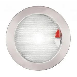 Hella Marine Euroled Touch - Red/White Light - Stainless Steel Rim - Recess Mount - Image 4
