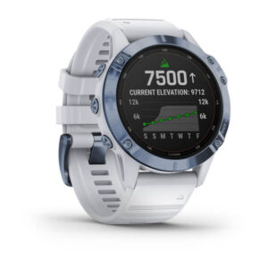 Garmin Fenix 6 Pro Solar Mineral Blue W/Whitestone Band Gps Emea - Image 4