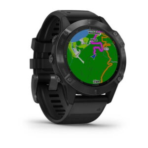 Garmin Fenix 6 Pro Solar Black W/Slate Gray Band Gps Watch Emea - Image 6