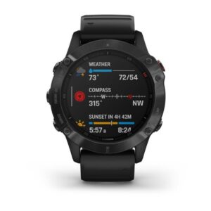 Garmin Fenix 6 Pro Black W/ Black Band - Image 2